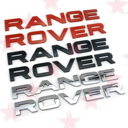 路虎车标字母RANGE ROVER机头盖字母标揽胜运动揽胜行政 极光尾标