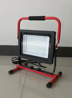 韦德厂家100W手提式led工作灯，10000lm可移动线性贴片投光灯