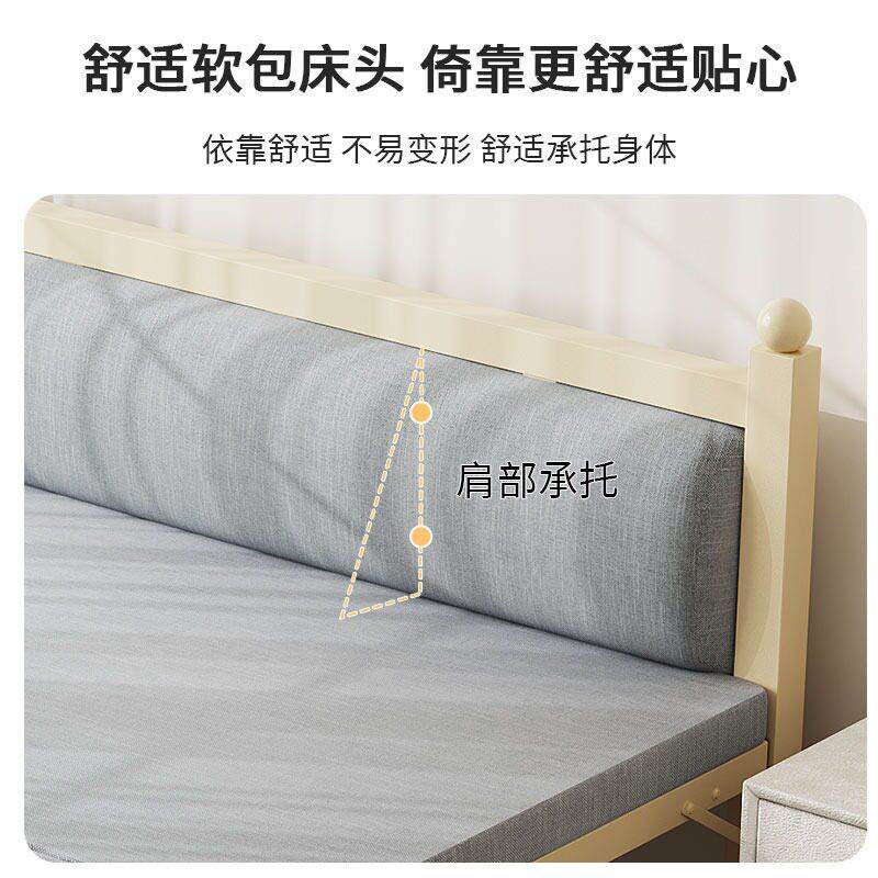 人床午休床家用出租房用小床简易硬板床双人床临时陪护床折叠床