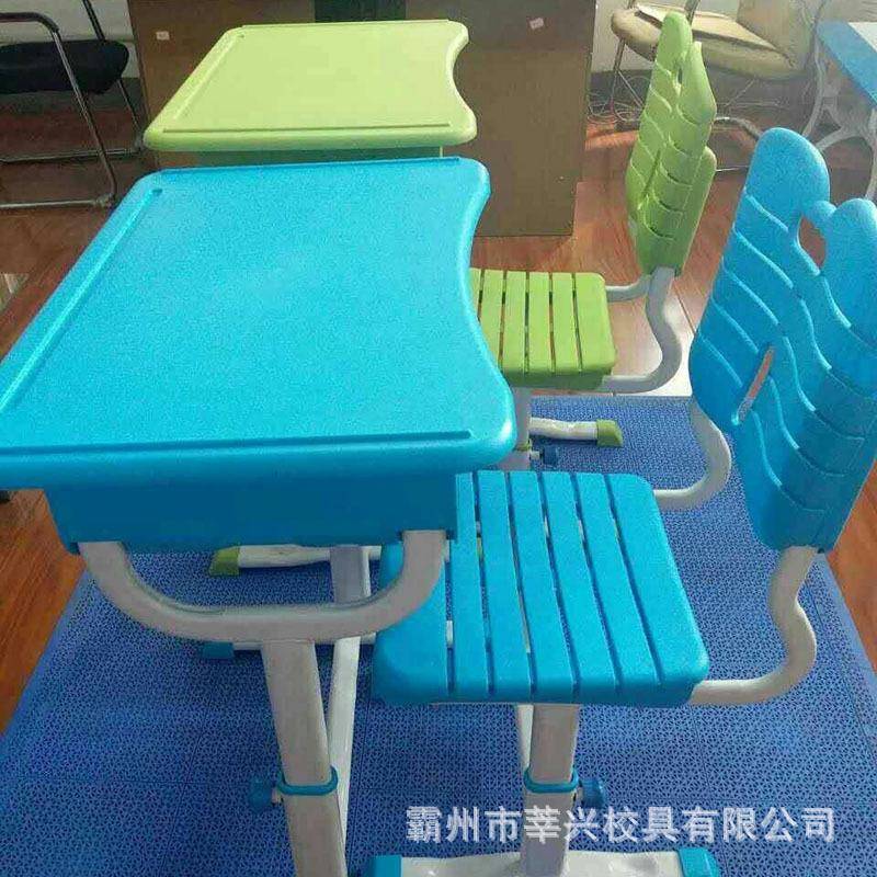 直供塑料学生课桌椅ABS课桌椅人双人塑料课桌椅培训班学习桌