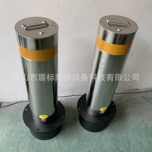 佛山不锈钢防撞柱工厂防冲撞路桩学校门口手动可挪移活动护柱