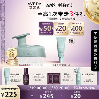 【618抢先加购】Aveda艾梵达头皮管理清洁按摩梳清理头皮蓬松梳子