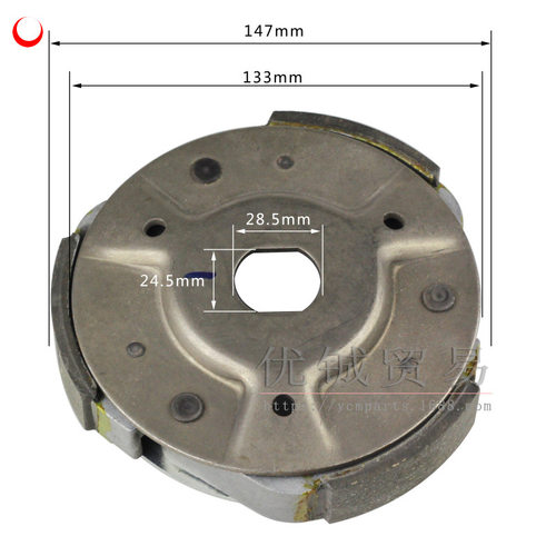 适用CF250T-3后离合器V5后皮带轮离合器V3/V5离心块 离合器