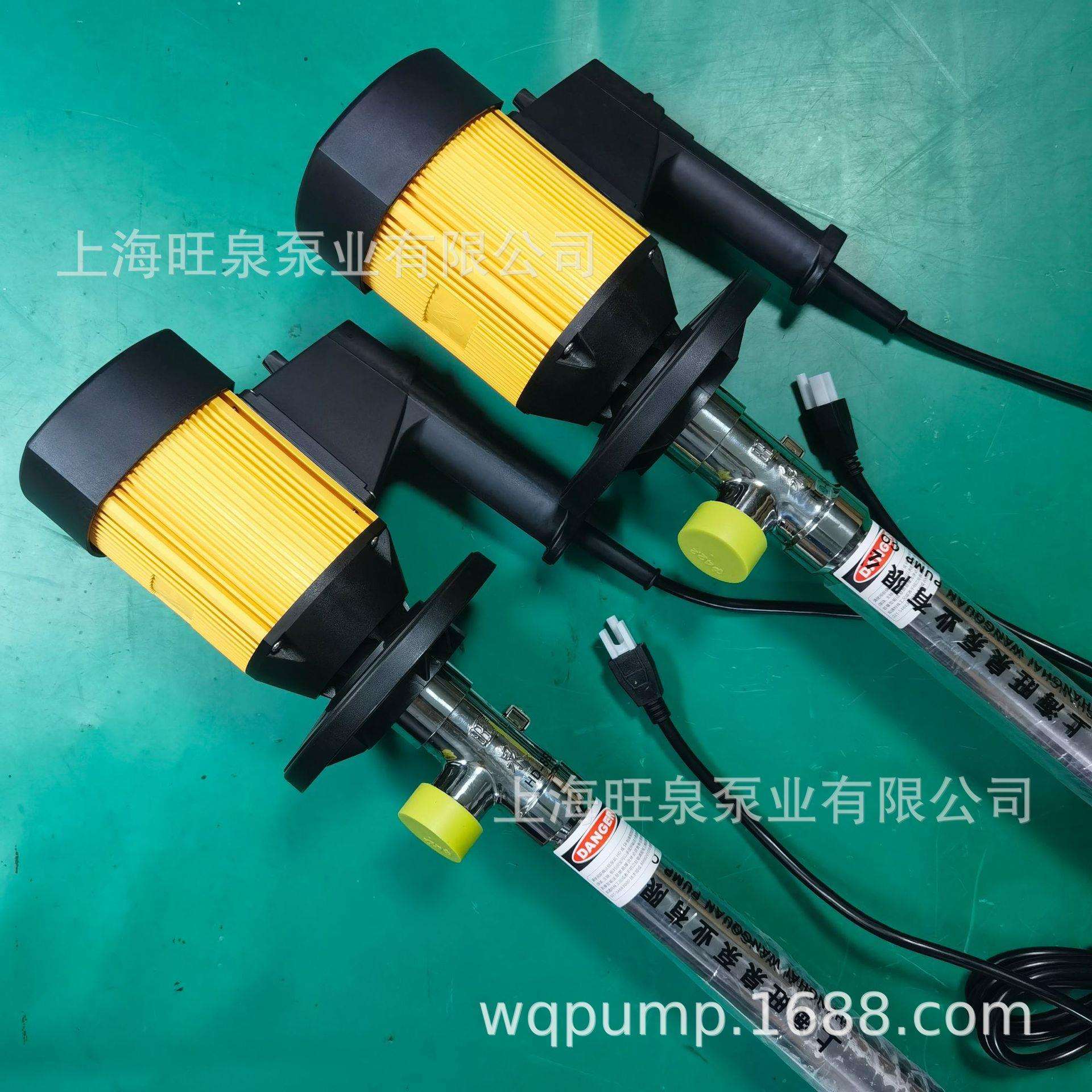 上海旺泉HD-E2-V+SS304-1000HP高扬程插桶泵、不锈钢高扬程抽液泵
