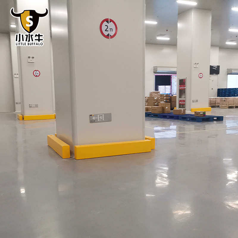 柔性防撞块 工厂车间落地护栏 设备地栏 落地防撞栏 弹性隔离杆