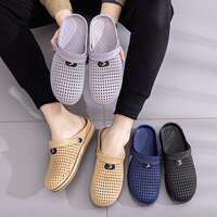 Anti-slip and anti-drop slippers, crocs for men, soft-soled summer outerwear, flip-flops, specially designed for fathers and the elderly thumbnail 7