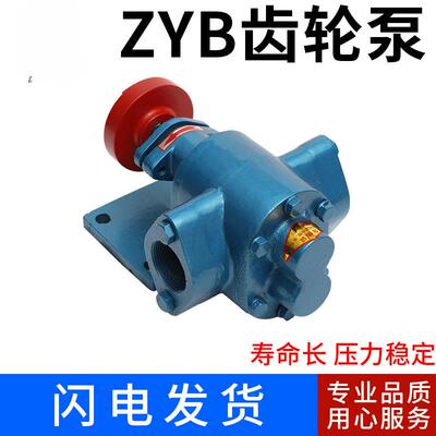 高温齿轮油泵头ZYB-小型机油齿轮泵头自吸式高压齿轮油泵豆渣油泵