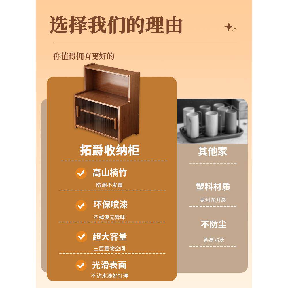 茶杯架桌多面能物架防尘亚克力/茶杯架非实功木咖啡杯储展示架
