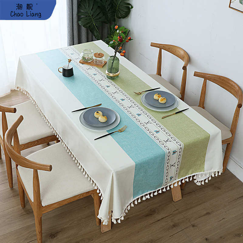 北欧日式棉麻桌布防水防油免洗小清新餐桌茶几布艺台布简约in包邮,居家布艺,椅套/椅垫,淘宝优惠券,粉丝福利购,淘宝优惠卷