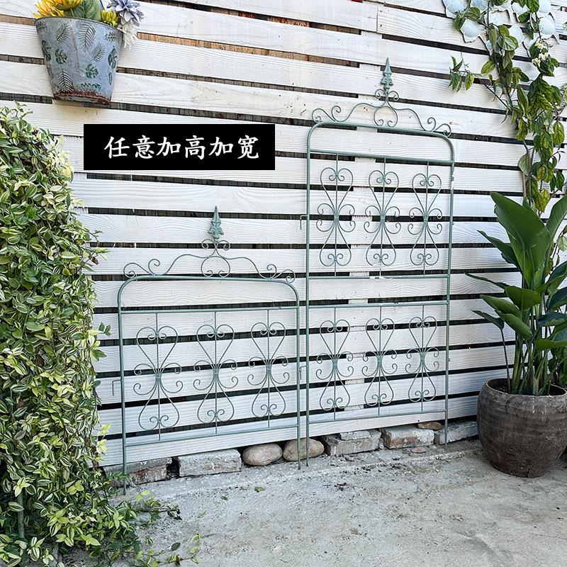 铁艺爬藤架户外庭院铁线莲支撑栅栏月季攀爬花架隔断植物围栏围挡