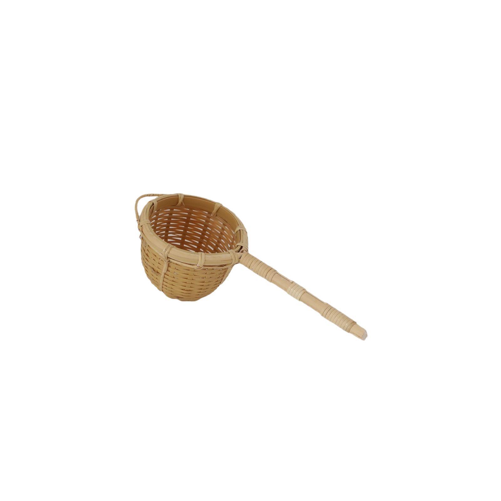 手工竹编滤茶ZS646917竹根茶茶漏创意滤茶器编茶叶茶渣藤过滤网漏
