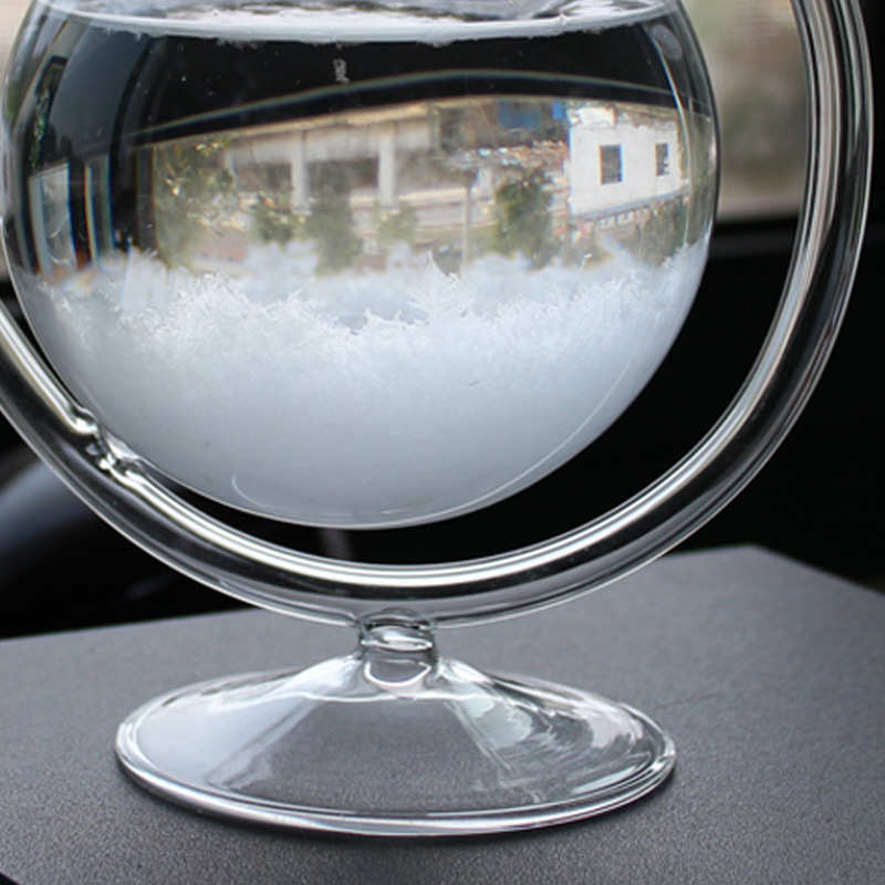 风暴节天气预报玻璃新款商人造型礼品家居瓶瓶地球促销摆件