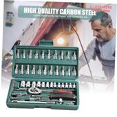 Car Repair Head Tool Ratchet Set Sets Wrench 46pcs Kit