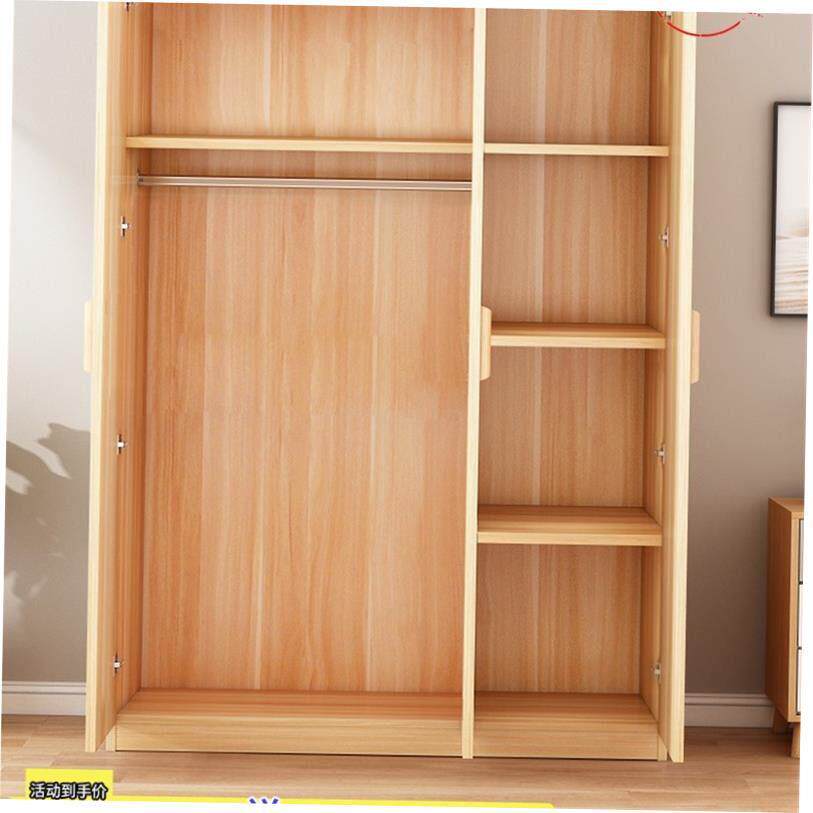 Wardrobe closet home bedroom small cabinet storing clothes - 实物图