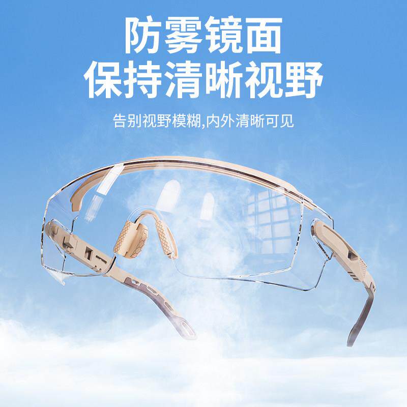 防风眼镜骑行护目镜防灰尘不起雾电动车男女可戴防护眼镜防紫外线