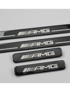19-23benz奔驰大G级W463W464G63AMG带灯门槛条迎宾踏板doorsill