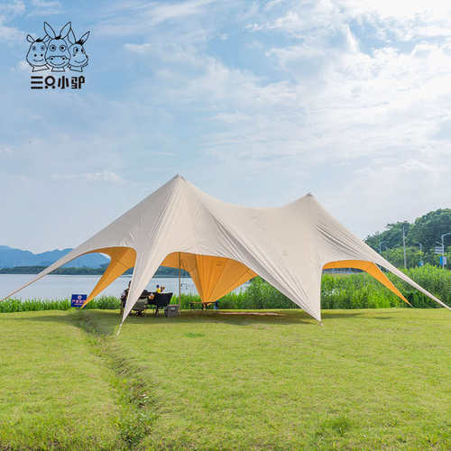 SZXL三只小驴户外莲花云顶三双峰天幕帐篷露营野营加厚防雨万重山