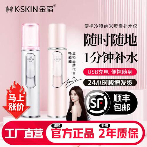金稻纳米喷雾器保湿仪手持加湿器蒸脸器可携式小型脸部面部美容冷