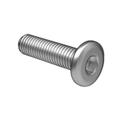 不锈钢 GB70.2平圆头内六角家具螺丝6*12