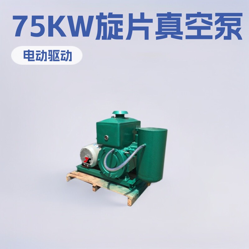 深圳高真空度2X-100真空泵机7.5KW旋片式真空泵气体传输泵灯泡