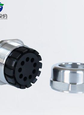 蓝盛 九孔不锈钢电缆防水接头M40PG36DN32DN38系列多孔金属格兰