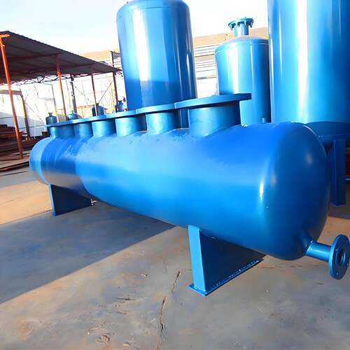 山东碳钢分集水器厂家分集水器空调冷暖用分集水器