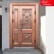 家居彷铜门 现场高档防盗门 入口门 单门 住宅门均可 婆婆门