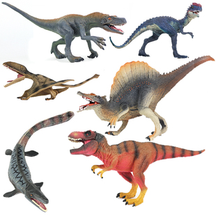 恐龙玩具塑胶男孩仿真动物埃雷拉龙海王龙翼龙棘龙霸王龙模型