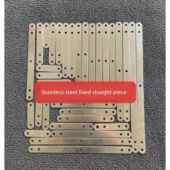 加厚不锈钢直片固定片木门门窗家具不锈钢连接片不锈钢木板连接件