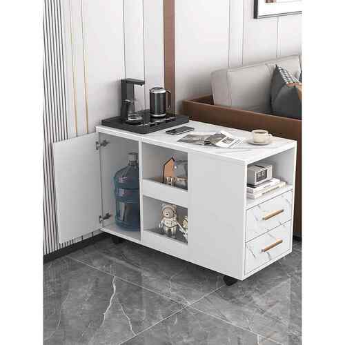 岩板沙发边柜移动边几客厅家用方几轻奢简约现代角几小茶几侧边柜