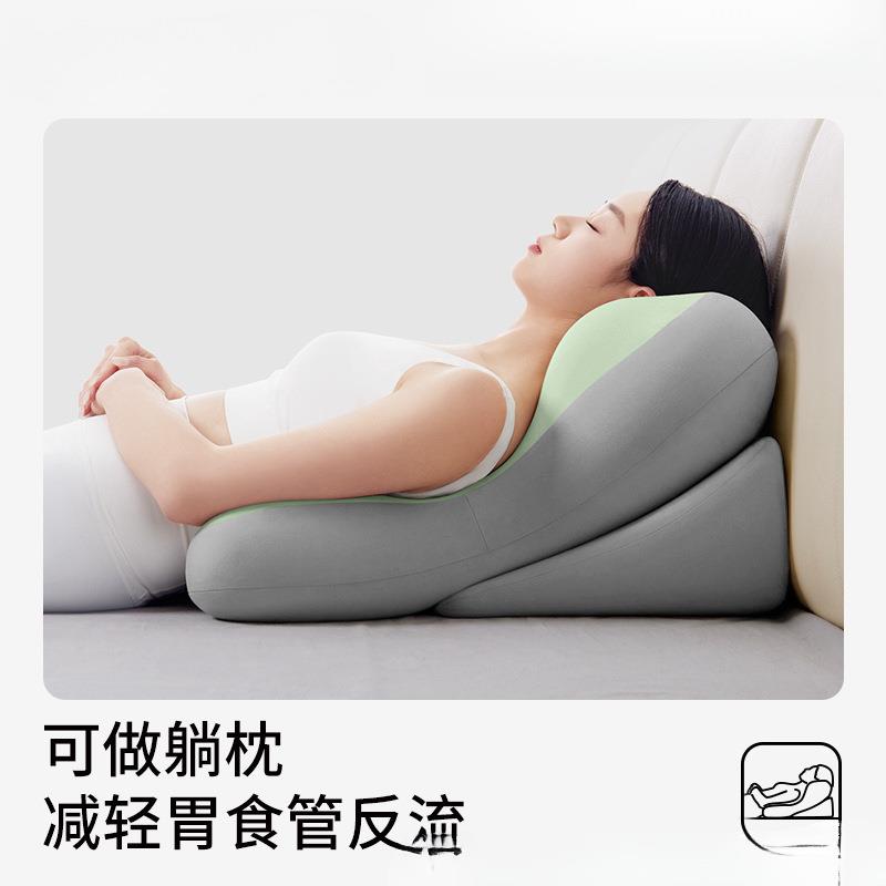 床上看垫书靠能枕沙发靠卧室玩护JMfPySaF手机靠背多功护颈腰靠背