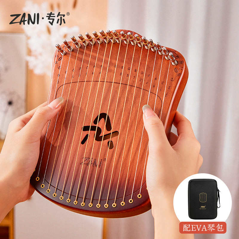 手指新型竖琴琴琴随身21拇指小型巴林17音音姆指弦琴弹卡乐器女生
