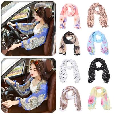 1PC Women Summer Anti-UV Arm Protection Sleeves Chiffon Shaw