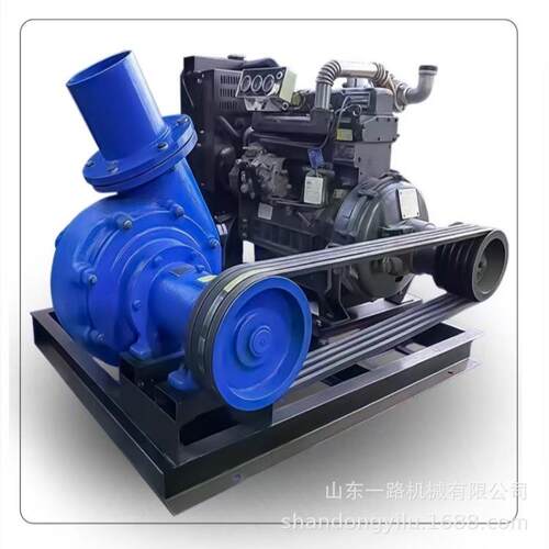 NB型卧式柴油机抽沙泵大功率6寸8寸鱼塘养殖清淤吸沙泵六缸柴油机