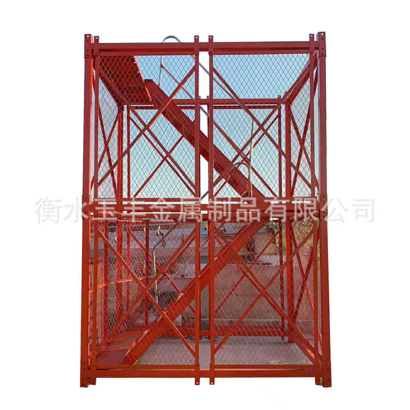 组合施工安全梯笼 玉丰基坑安全梯笼 深基坑墩柱重型组装式梯笼
