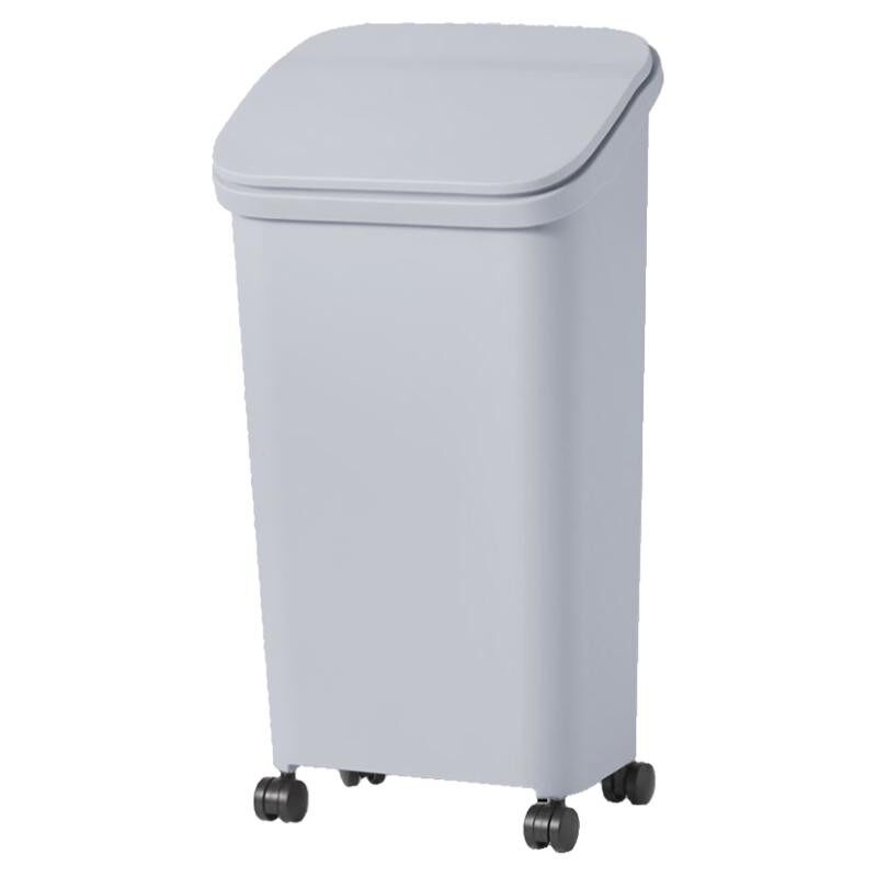 卫生间带盖垃圾桶 家用按压式纸篓大号客厅分类厨房带轮子收纳桶