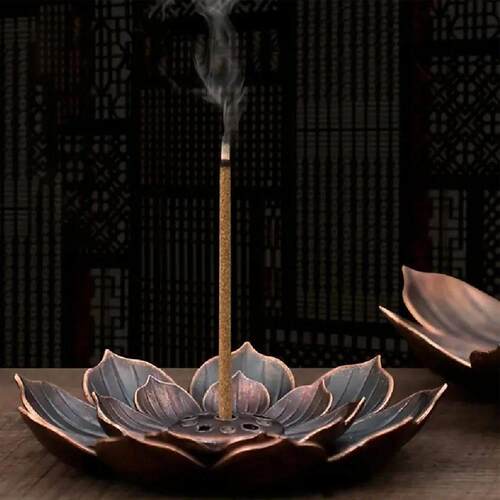 Incense Holder for Sticks,Incense Burner, Lotus Detachable A
