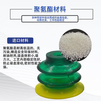 机械手气动真空吸盘PU聚氨酯耐磨吸盘机械手B25X/BX52P3060原装