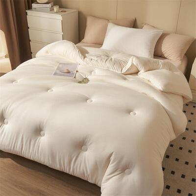 a类母婴级大豆被针水织棉大STE春秋被豆加厚保暖冬被子可洗被被芯