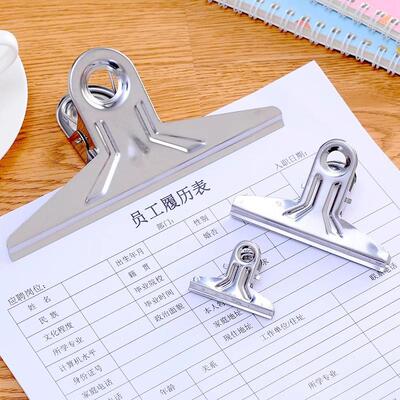Stainless Steel Ticket Clips in Large, Medium, and Small Siz