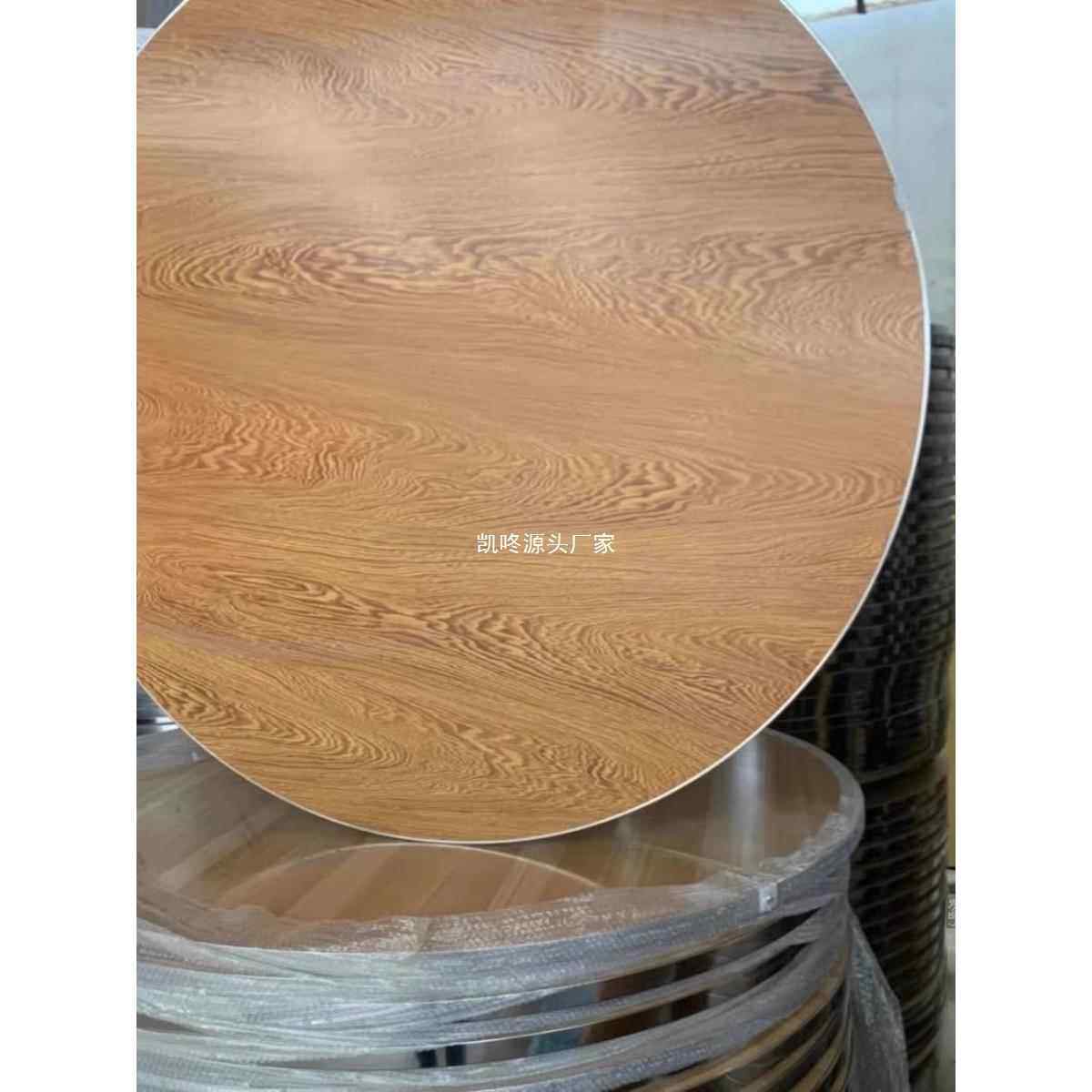 圆桌面加转盘家用2人1折叠圆一.米12米01餐1米8两米大圆餐桌中式