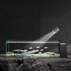 Bessn桌面溪流缸侧滤鱼缸小型客厅2024新款生态造景金晶超白玻璃