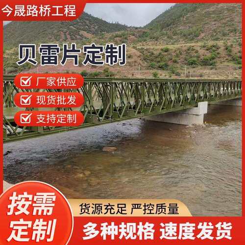 售321型贝雷片建筑桥梁贝雷架机械配件贝雷片支撑架子321型贝雷片