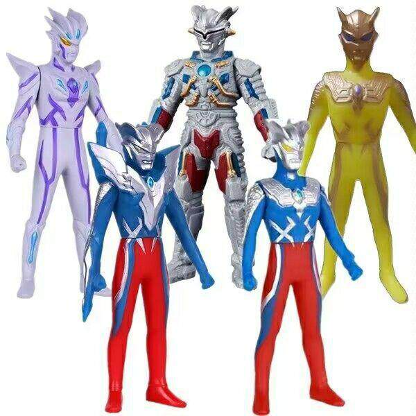 终极原始软胶奥特可动人偶赛罗玩具黄金黑暗机械玩偶光辉套装