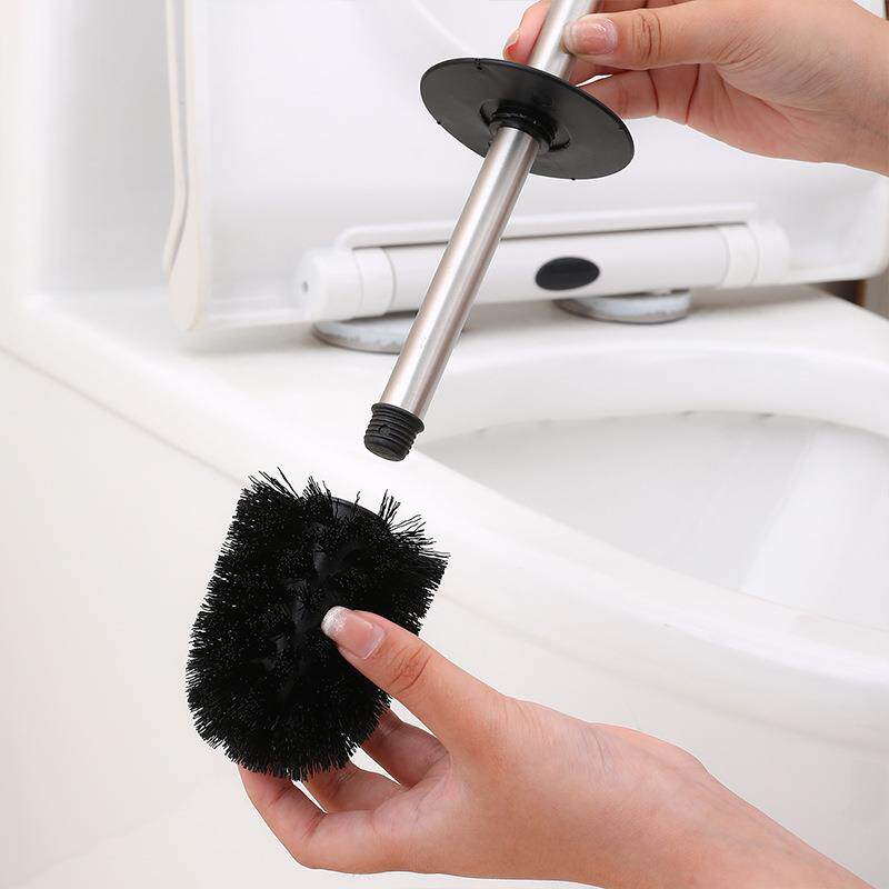 304不锈钢马桶刷VUN 用生间洁落地壁挂厕所刷家长卫柄马桶清刷子