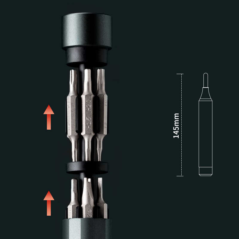 新款螺丝刀螺丝批家用维修套装一字十字起子S2批头多功能拆机工具
