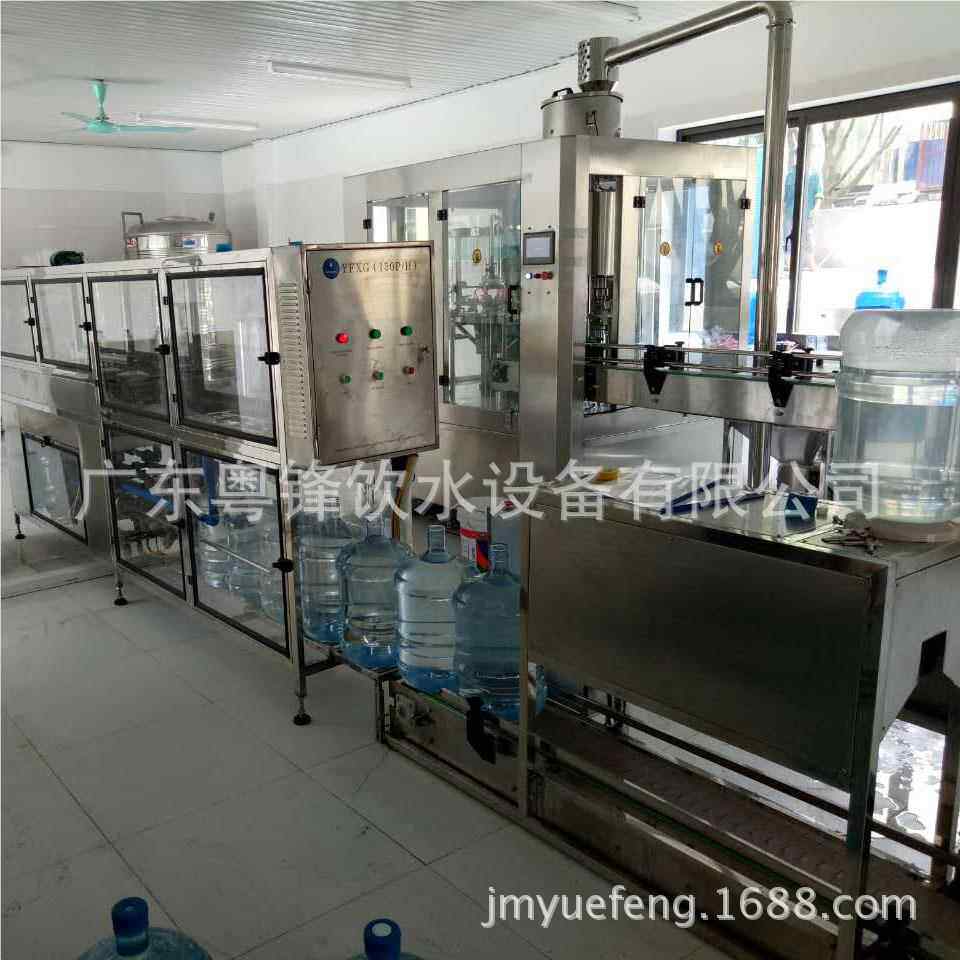 纯净水自灌装设VBU备 35泉0ml-2动瓶装矿水灌装生产L线 小瓶灌装