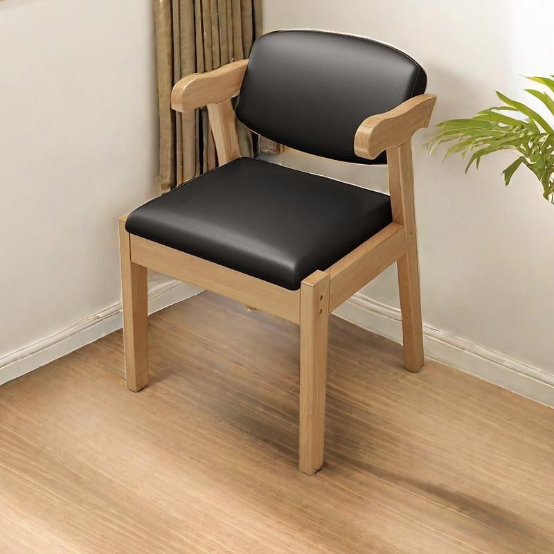 Fls实木家用简约餐电脑椅子餐桌舒适椅学生子学习桌椅TGM卧室凳靠