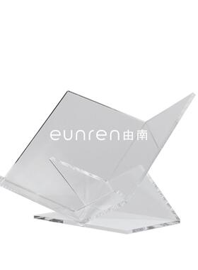 简约现代透明亚克力收纳杂志书架摆件样板房间陈列展示架软装饰品