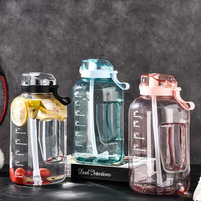 1 Gallon Sport Bottle Big Capacity Tritan Water Bottle Kettl